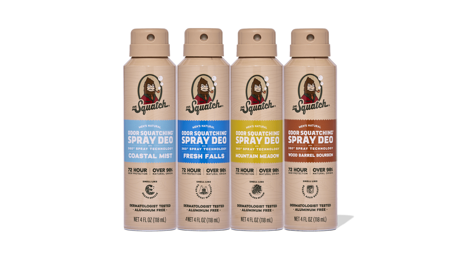 Spray Deodorant 4-Pack G16