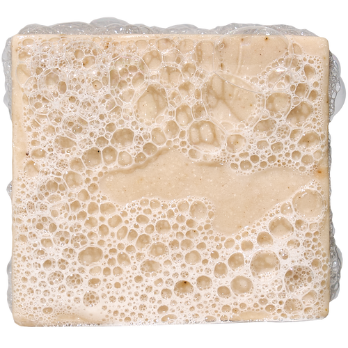 Lifestyle photo featuring Dr. Squatch Birchwood Breeze Mini bar soap