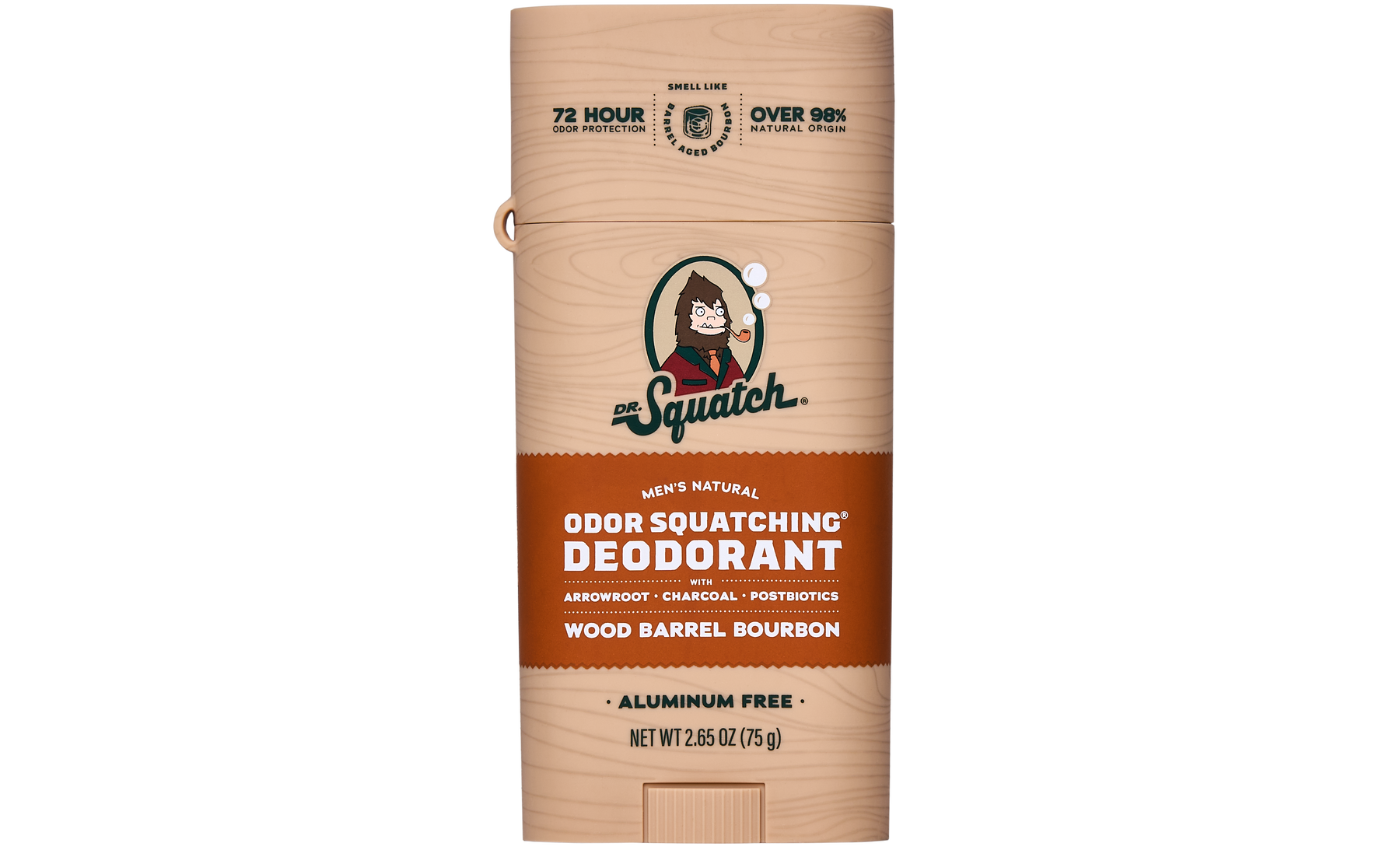 Wood Barrel Bourbon Deo Flask L16