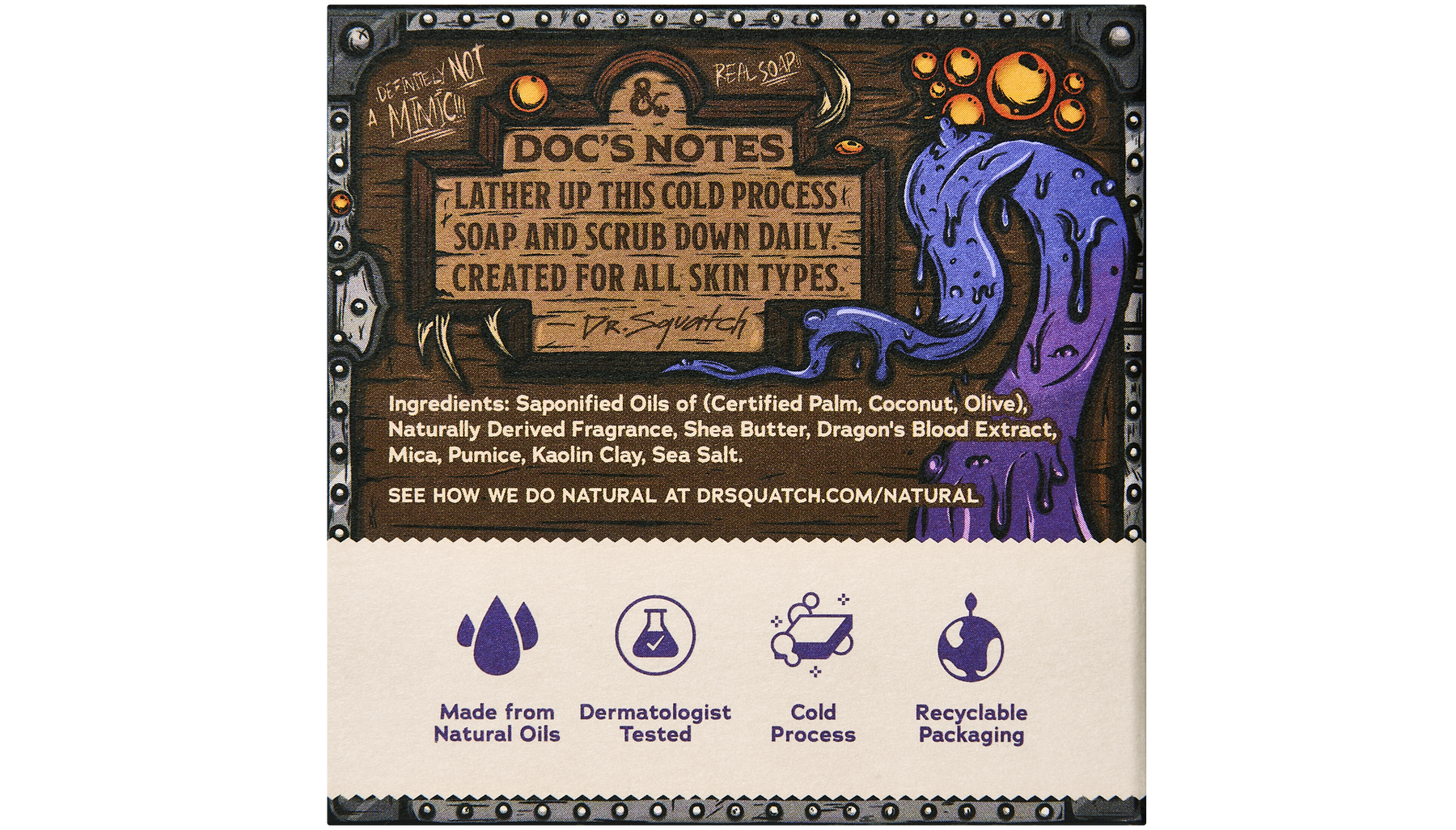 Dungeons & Dragons Mimic Bricc 3-Pack - Exclusive Limited Edition Bar Soap G8
