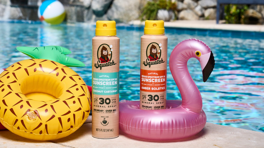 Spray Sunscreen 2-Pack | SPF 30 UVA/UVB Protection | Non-Greasy Mineral Sunscreen for Men G17