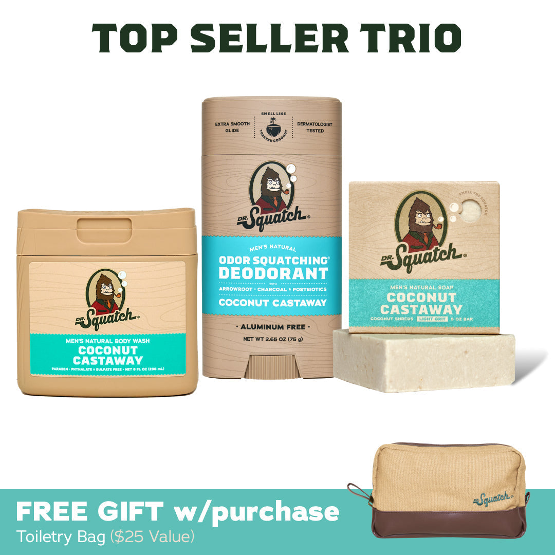 Soap, Deo, Body Wash + GWP Bag - Coconut Castaway F16