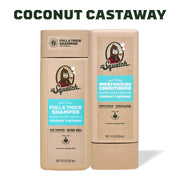 Hair Care Kit + Free Scalp Scrubber | Full & Thick Shampoo | Moisturizing Conditioner | Natural Products for Men X4