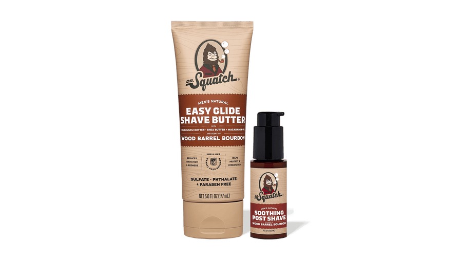 Wood Barrel Bourbon Smooth Shave Bundle M11