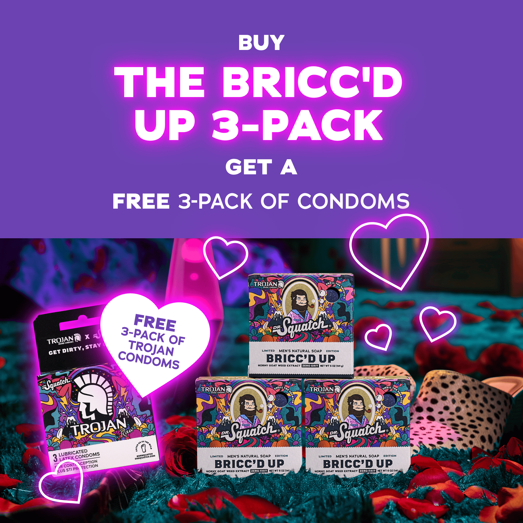 Bricc'd Up Condom 3-Pack W6