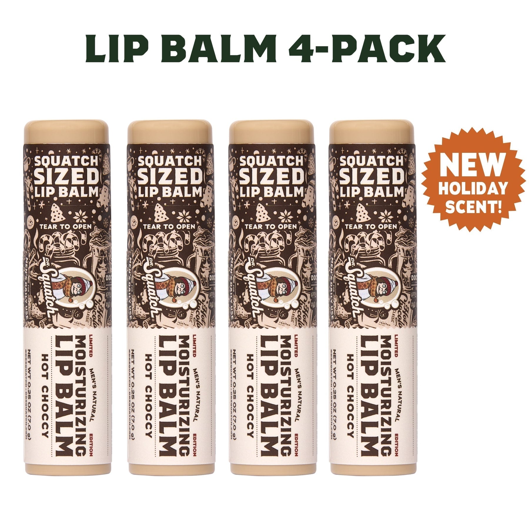 Lip Balm 4-Pack Hot Choccy A17