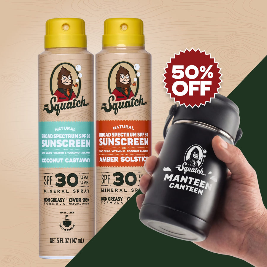 2-Pack Sunscreen + Manteen Canteen H7