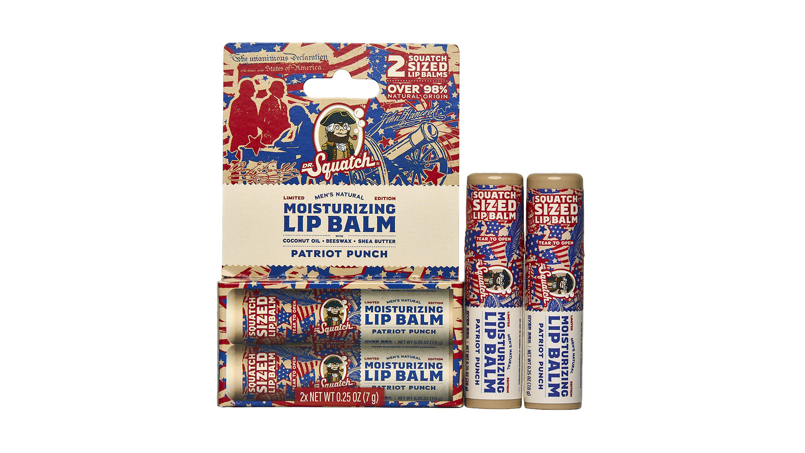 Patriot Punch Lip Balm 2-Pack G0