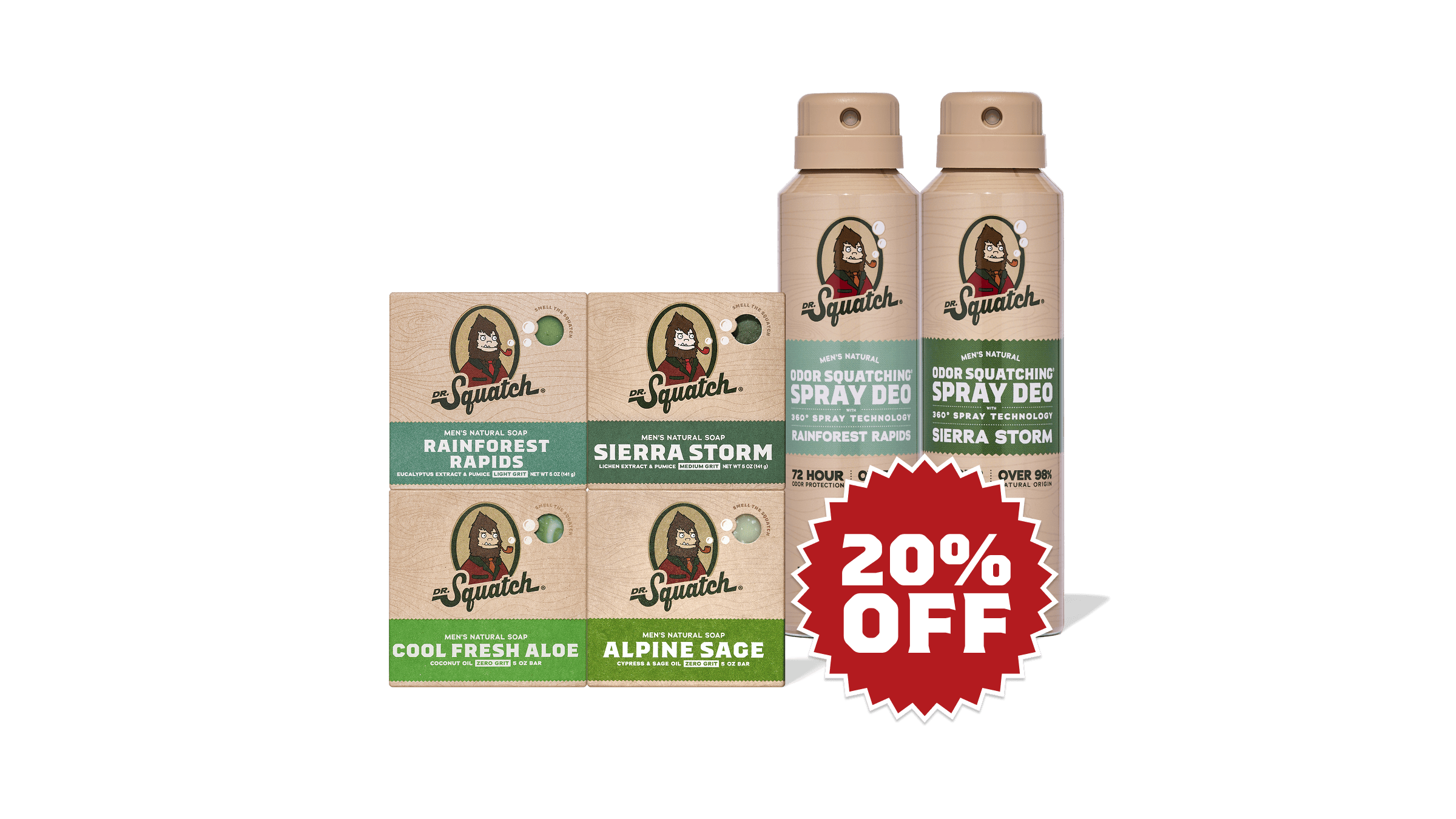 Dr. Squatch 360° Spray Set — product photo 2 of 5
