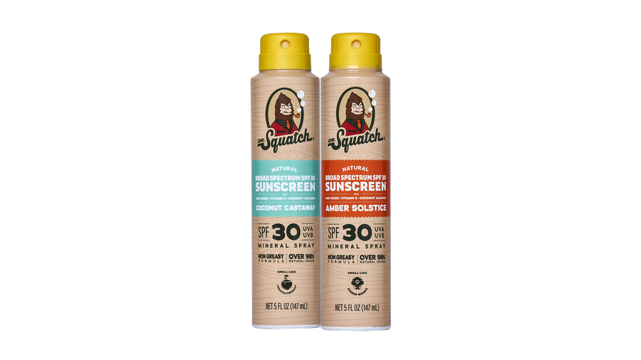 Spray Sunscreen 2-Pack | SPF 30 UVA/UVB Protection | Non-Greasy Mineral Sunscreen for Men G17