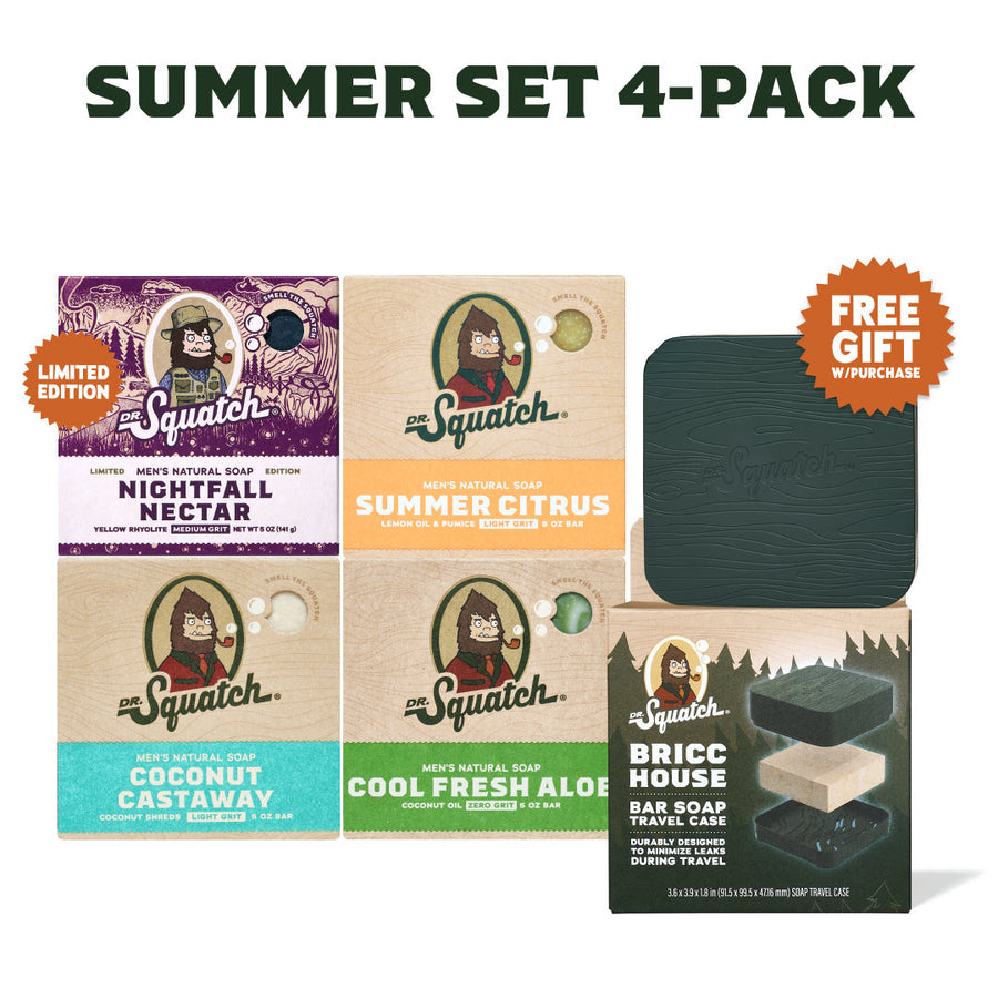 Summer Set 4-Pack + GWP Travel Case I12