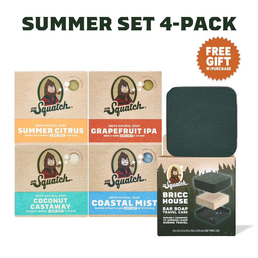 Summer Set 4-Pack + GWP Travel Case T4