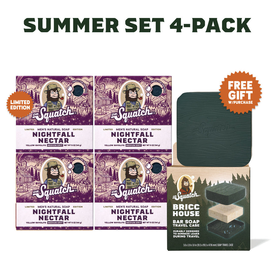 Summer Set 4-Pack + GWP Travel Case U0