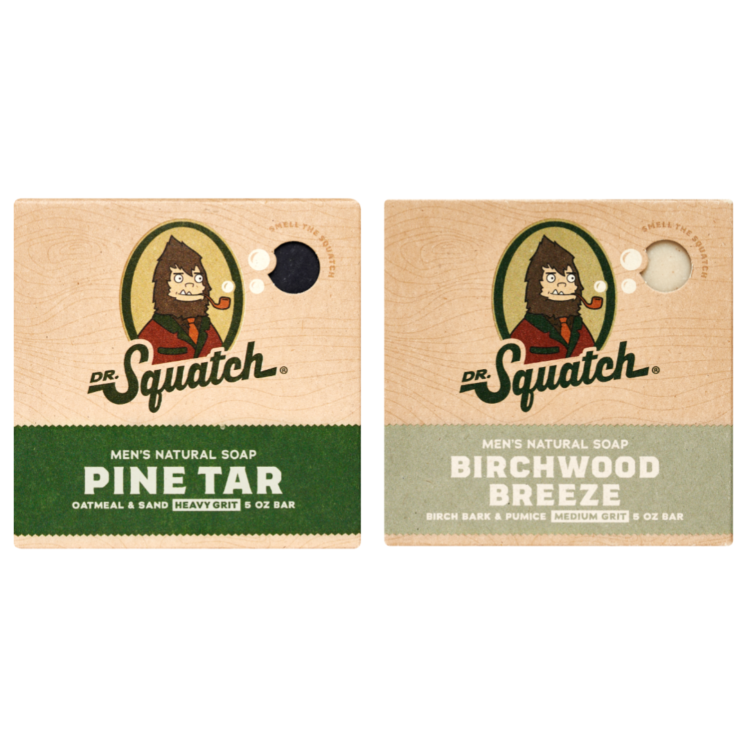 Woodsy 2-Pack Natural Bar Soap M13