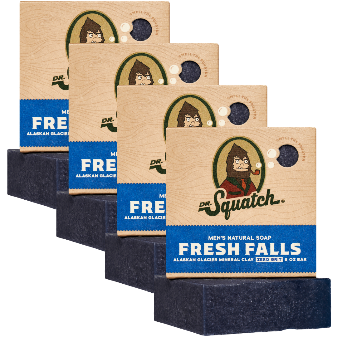 4-Pack Fresh Falls Natural Bar Soap W3