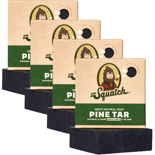 Dr. Squatch 4-Pack Pine Tar Natural Bar Soap gift set — product photo 1 of 2