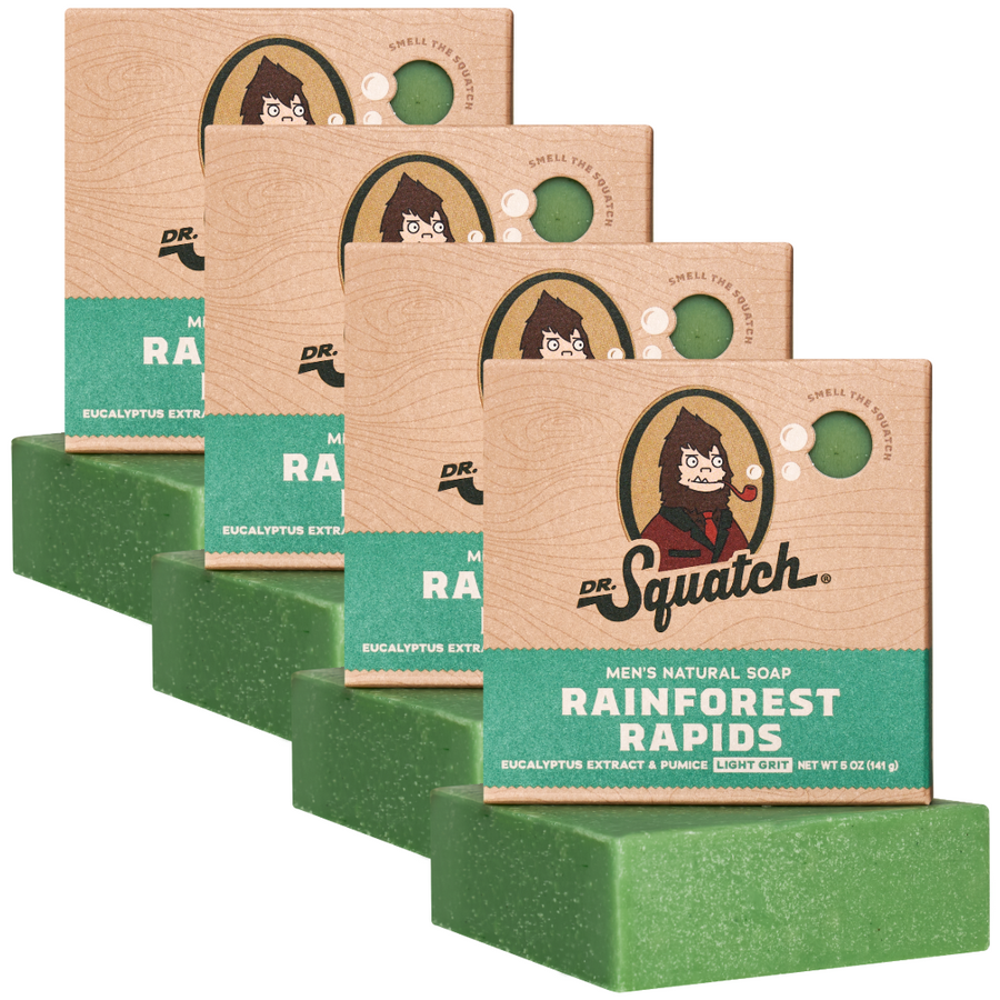 4-Pack Rainforest Rapids Natural Bar Soap W7