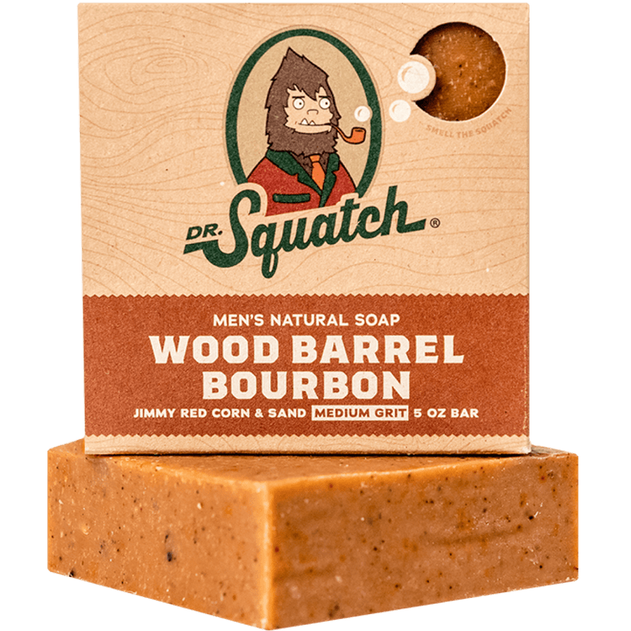 Essentials: Wood Barrel Bourbon Bar Soap F9